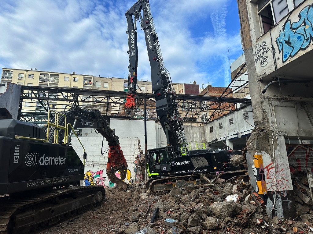 Demolición de hormigón armado en Getafe