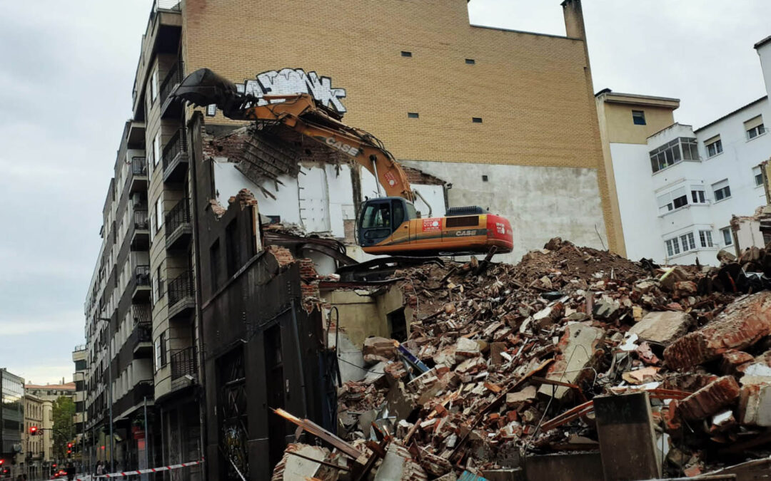 Demolición de vivienda en Getafe
