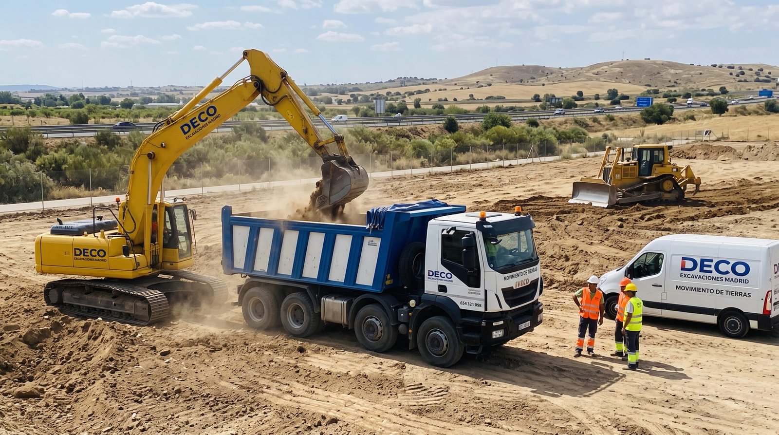 Empresa de movimiento de tierras en Pinto — Deco Excavaciones